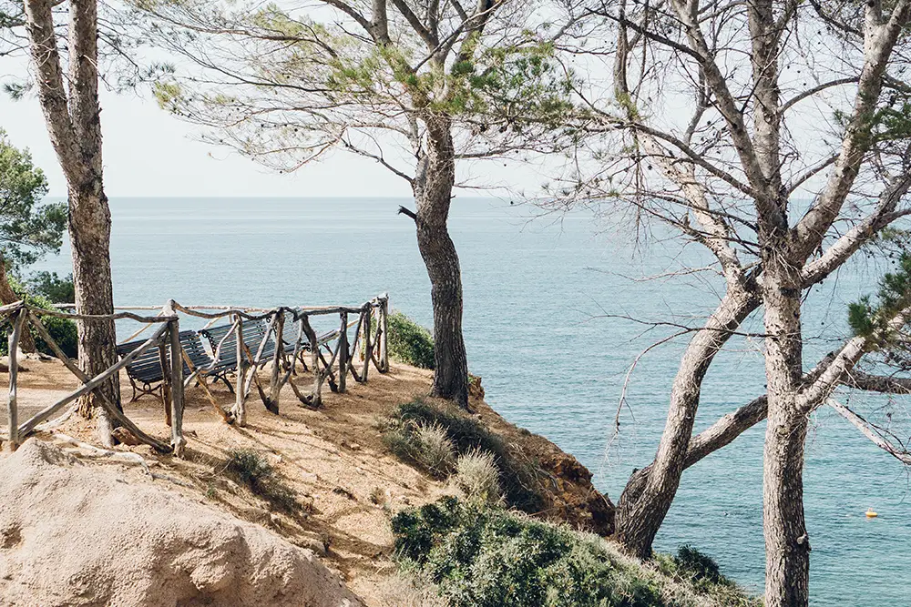 tom park vid medelhavet